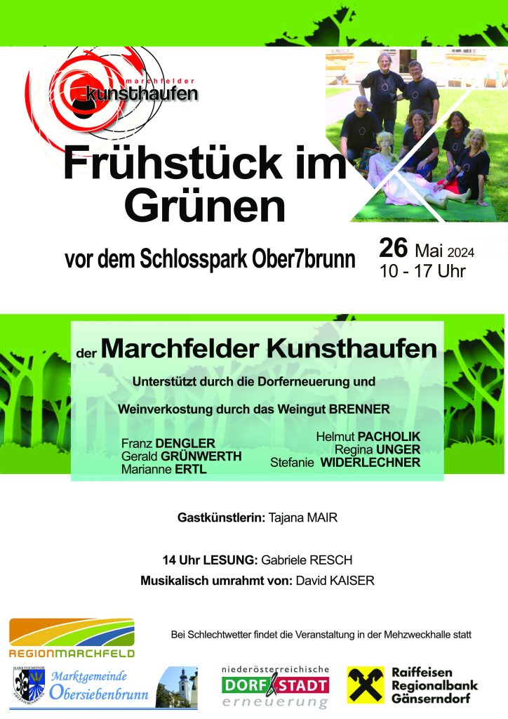 Frühstück im Grünen - Plakat - 2024